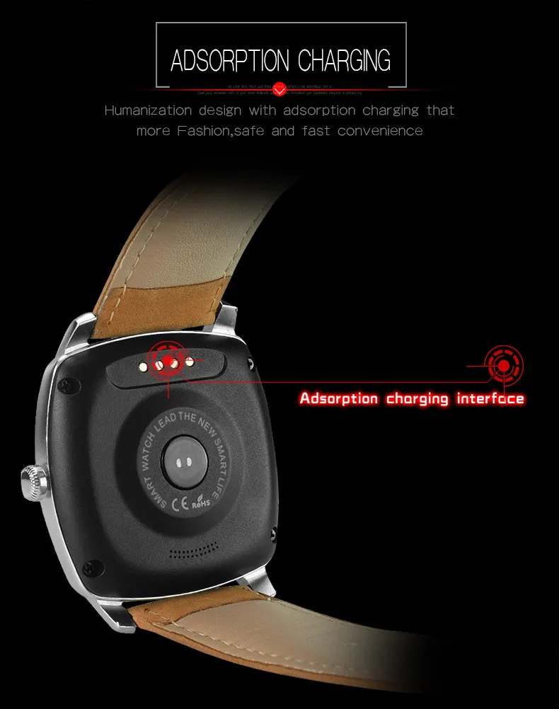 D88 Bluetooth Смарт часы Android Smartwatch водонепроницаемый трекер сердечного ритма для samsung htc sony LG HUAWEI zte OPPO XIAOMI lenovo