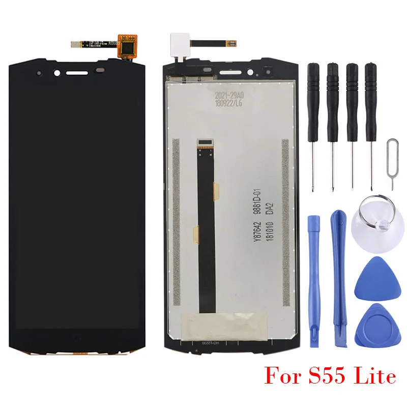 for DOOGEE S55 Lite Для DOOGEE S70 S55 Lite Y7 Plus ЖК-экран дигитайзер полная сборка для Doogee S80 S80 Lite замена экрана - Цвет: for DOOGEE S55 Lite