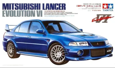 Пластиковые модели строительные наборы 1/24 Lancer evolitionvi в сборе автомобильная