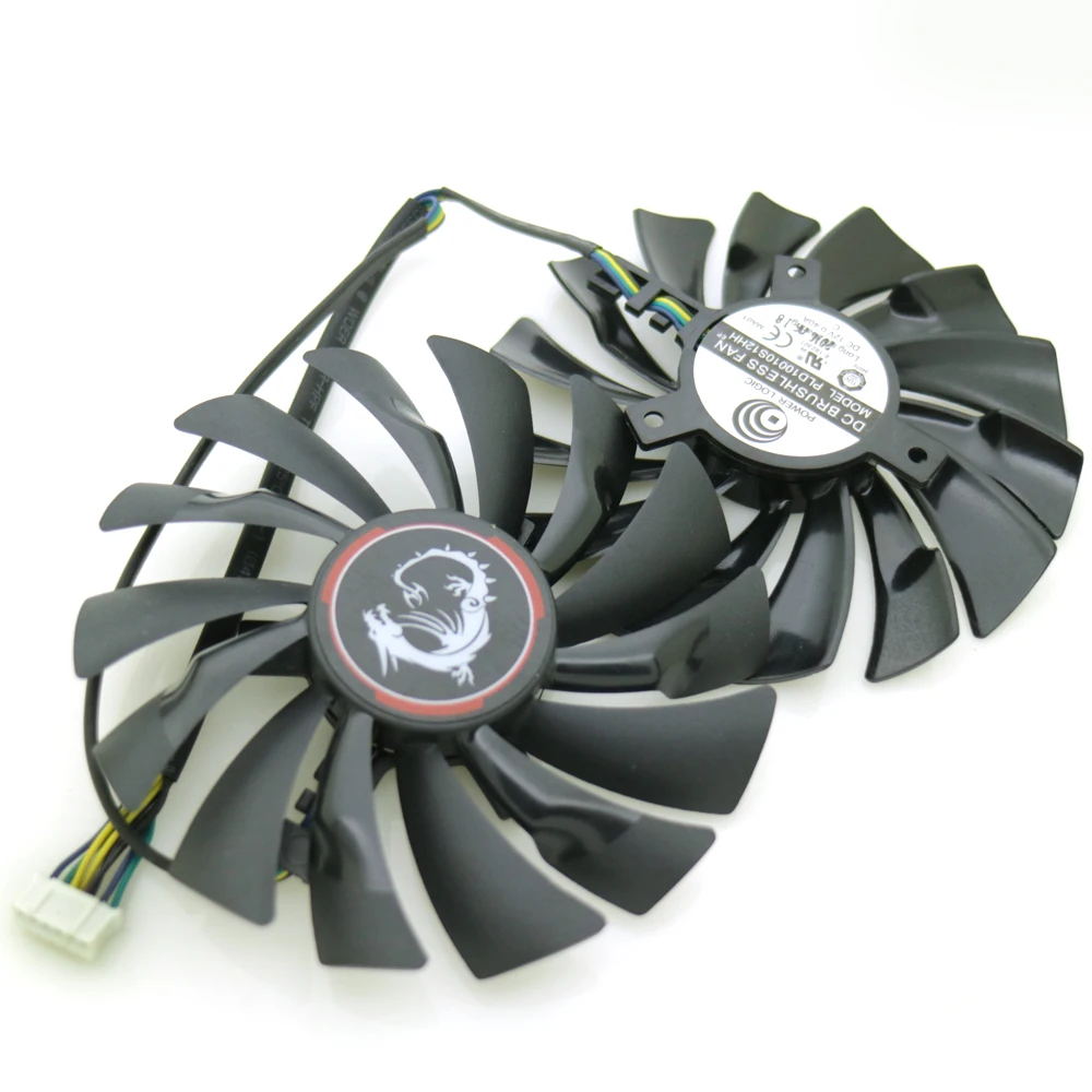 2 шт./лот PLD10010S12HH 12V 0.40A 95 мм для MSI GTX970 GTX980 GTX980Ti кулер для видеокарты вентилятор охлаждения