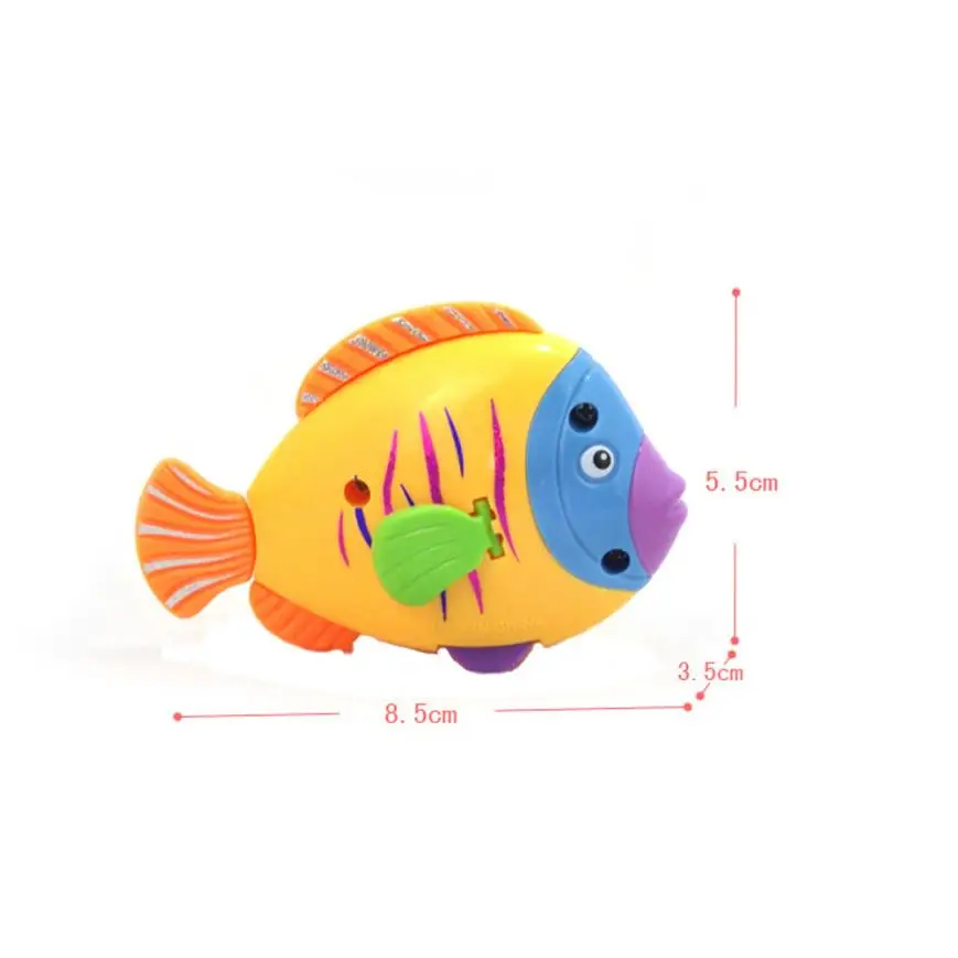 Волшебная игрушка игрушки для мытья цепь рыбы Дискус хвостик движущаяся детская