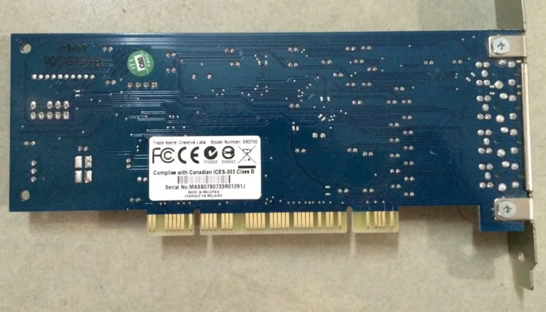 Оригинальная разборка, для CREATIV Labs SB0790 PCI Sound Blaster X-Fi Xtreme Audio Звуковая карта, хорошая работа
