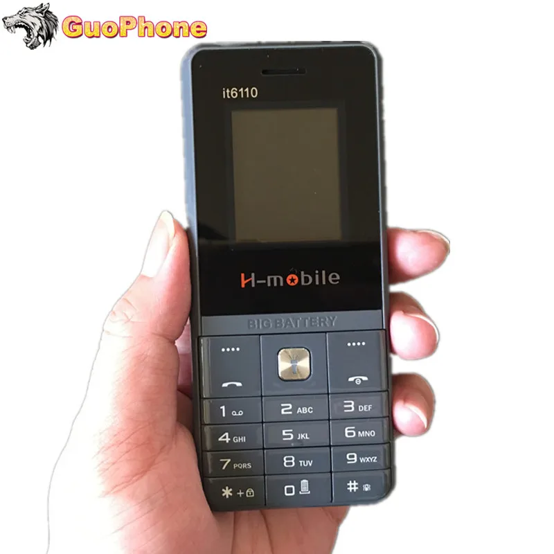 2019 Акция H mobile IT6110 мобильный телефон 1 77 &quotDual SIM основная большая клавиатура Quad Band