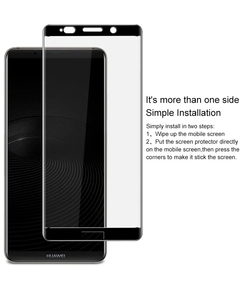 IMAK Для huawei mate 10 Pro Полное покрытие экрана закаленное стекло для huawei mate 10 Pro 3D изогнутый край Полное покрытие пленка