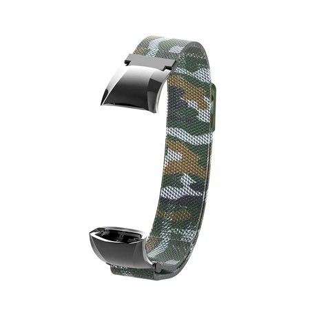 Camouflage armygreen Обновленный Миланский металлический ремешок для huawei honor Band 4, магнитный браслет из нержавеющей стали для honor band 4, аксессуары - Цвет: Camouflage armygreen