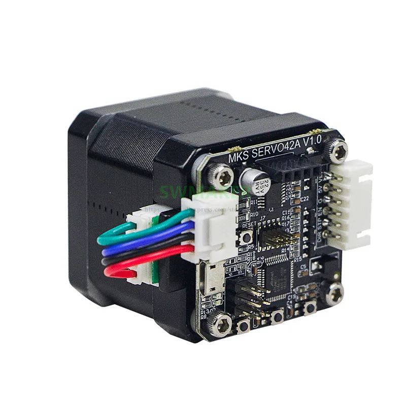 

3D printer printing Closed loop stepper motor NEMA17 MKS SERVO42 that prevents losing steps for DIY Reprap 3D printer printer