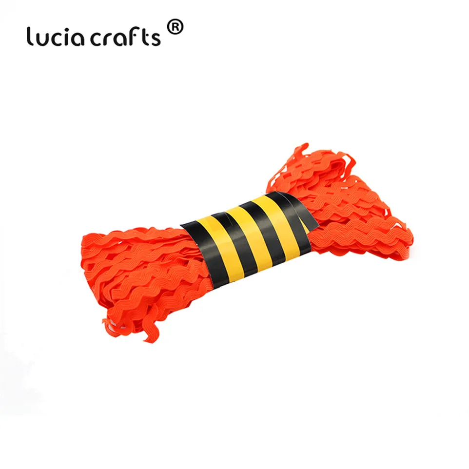Lucia crafts 15 ярдов/шт 8 мм многоцветная корсажная лента для самодельных волос бант свадебные декоративные аксессуары для вечеринок W0501