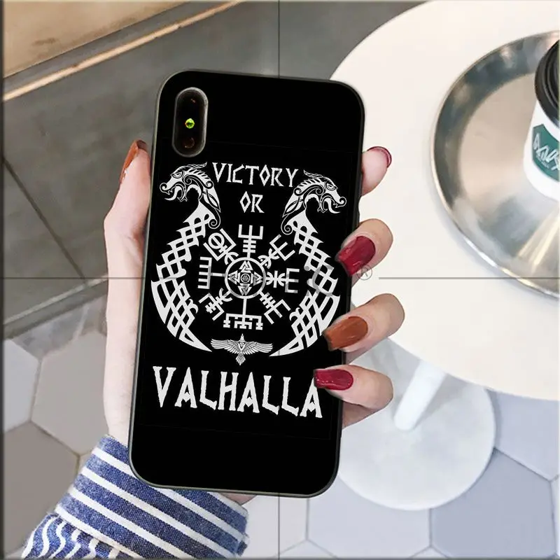 Ruicaica Viking Vegvisir Odin скандинавский ТПУ мягкий силиконовый черный чехол для телефона