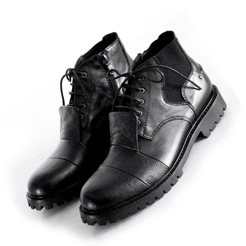 Мужская кожаная обувь ручной работы оксфорды большие размеры уличная мода