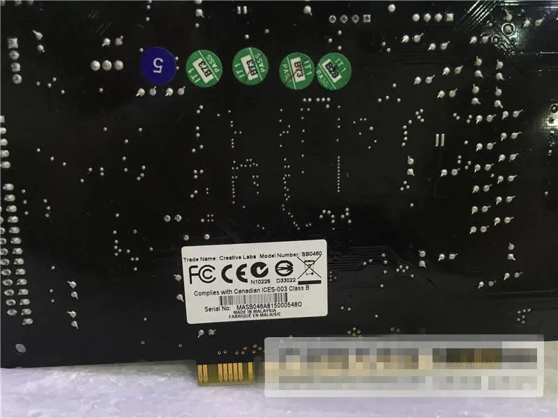 X-ray Fi Xtreme Music SB0460 dual voice storage(64 м) Звуковая карта 7,1 Звуковая карта DTS декодирование