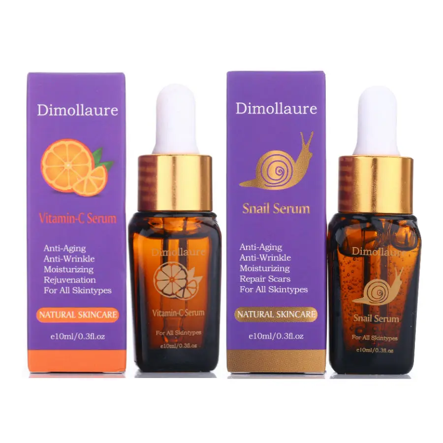 Dimollaure Fullerene 24K Gold Serum kojic acid serum Hyaluronic Acid Serum Six Peptides Serum Anti-Aging Wrinkle Moisturizing
