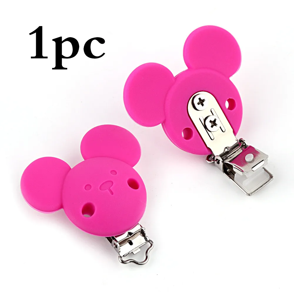 red 1pc TYRY. HU 1 шт. Успокаивающая Детская Подвеска-прорезыватель пищевое Силиконовое зубное кольцо жевательная игрушка соска зажимы Силиконовые Прорезыватели - Цвет: red 1pc