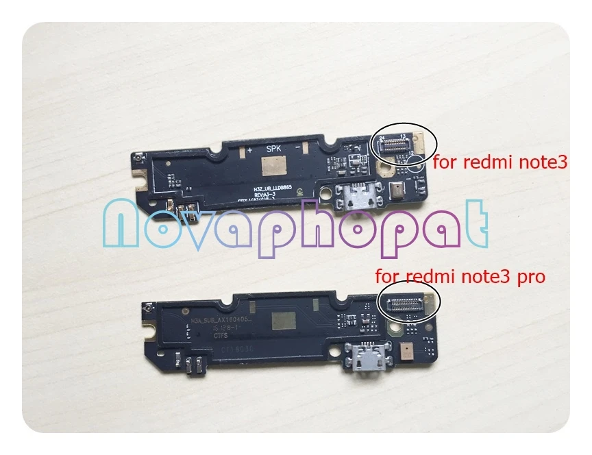 Порт зарядного устройства Novaphopat для Xiaomi Redmi Note3 Pro USB док-станция зарядки передачи