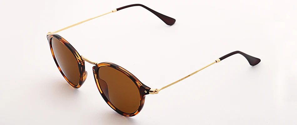 2447 винтажные круглые солнцезащитные очки, поляризационные мужские и женские 49 мм зеркальные солнцезащитные очки, леопардовая ацетатная оправа, стеклянные линзы, очки sol gafas UV400