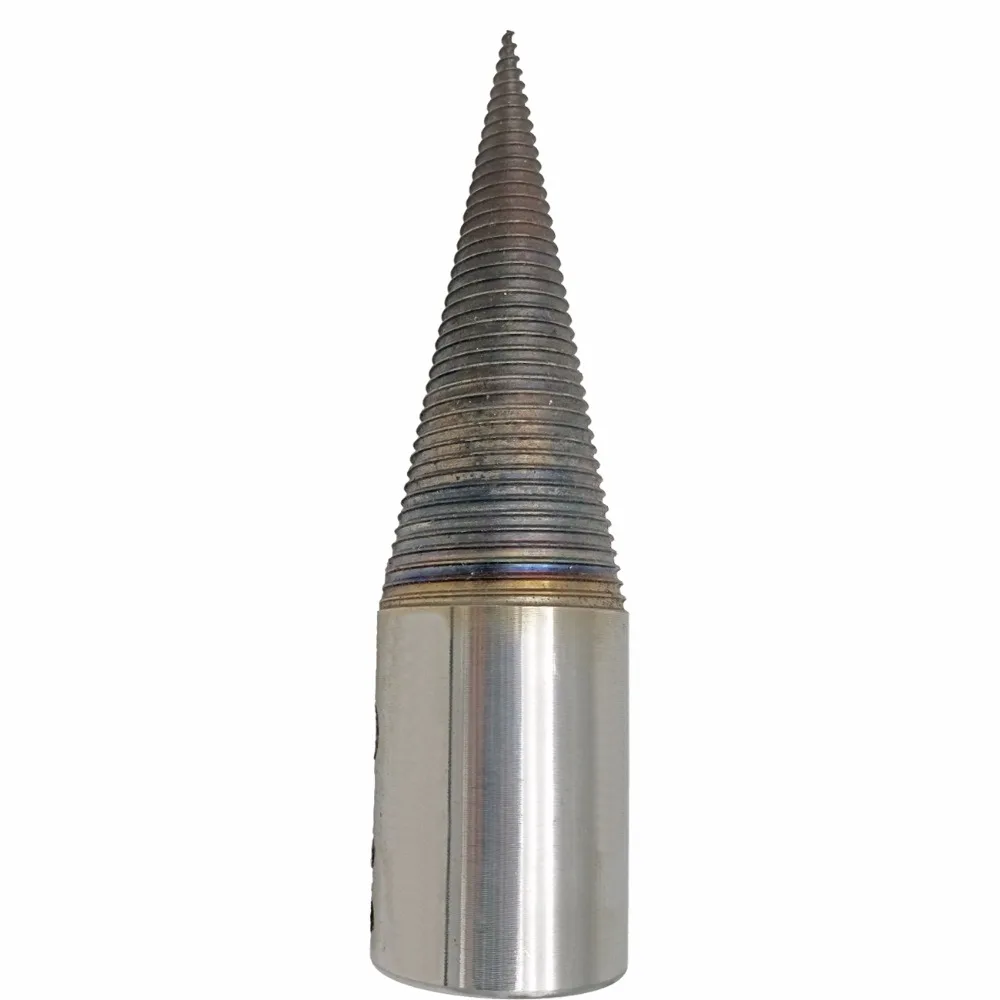 安い ログスプリッタコーンドリルビット、電動ハンドドリルとハンマービット、スパイラルスプリッタ分割コーン掘削ビットネジコーンコークスクリュー