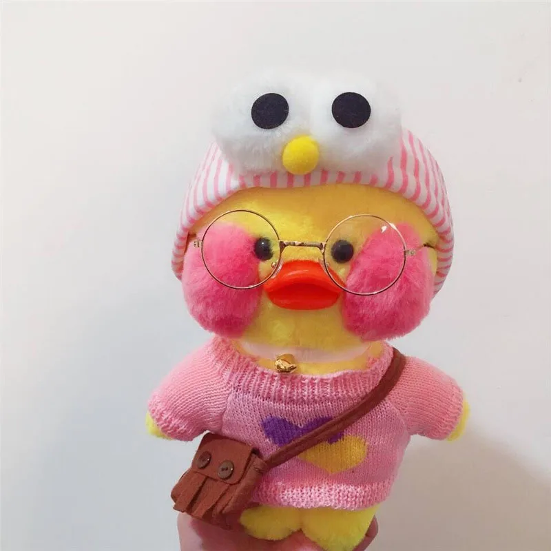 21 Kawaii LaLafanfan кафе утенок плюшевая игрушка милые животные желтая утка мягкие куклы игрушки Рождественский подарок на день рождения для детей - Цвет: 21