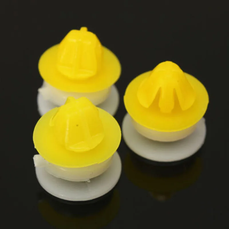 

Parts Car Clips High toughness Accessories White+Yellow 50Pcs/set Plastic