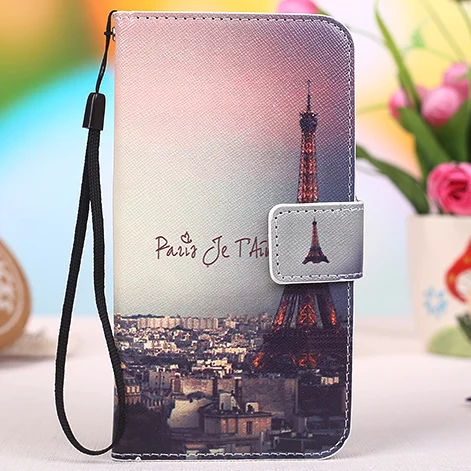 Новый Мультфильм Картина Бумажник Флип PU Кожа Специальный Крышка case Для DNS S4508