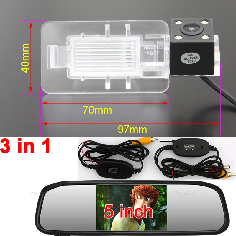 Fongent автомобиль заднего вида Парковка Обратный Беспроводной gps DVD PC монитор экран камера для Great Wall Greatwall HOVER H3 H5 H6 Haval
