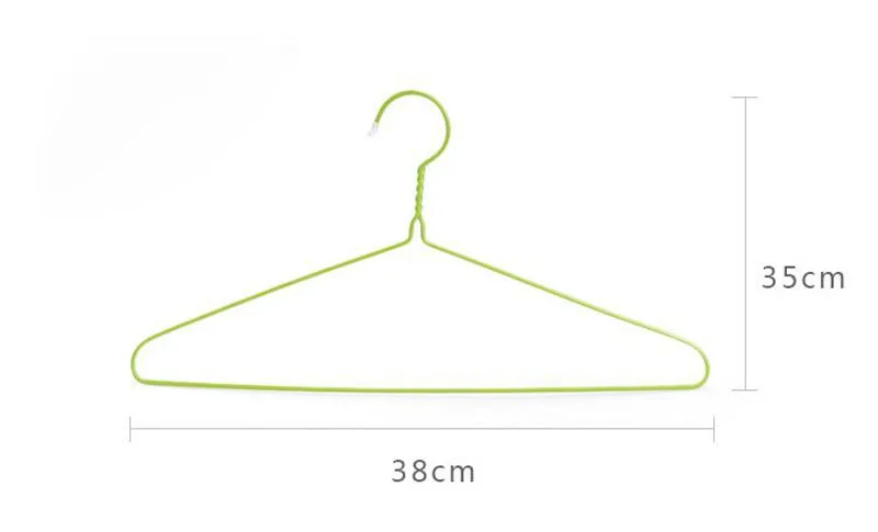 Пластиковые вешалки Sainwin 10 шт./лот 38 40 см с ПВХ покрытием для одежды|hangers for clothes