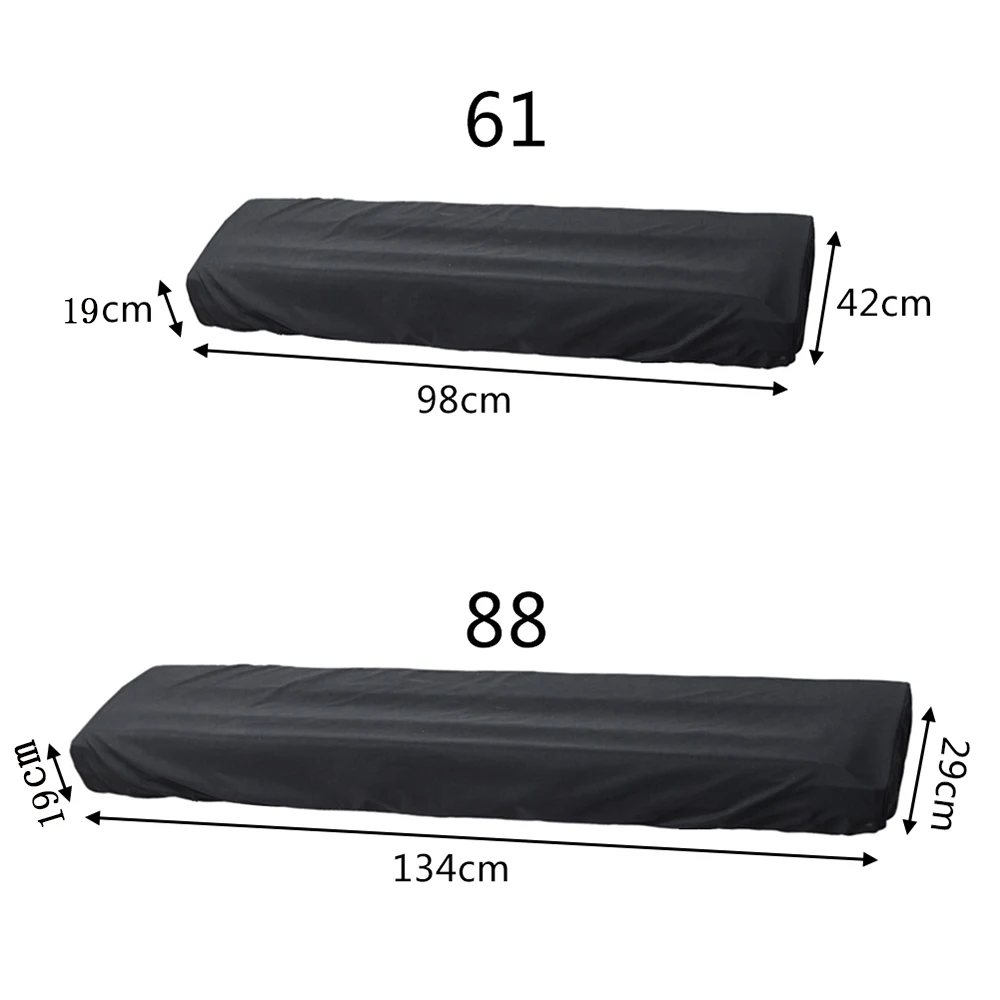 Dust-proof cover for waterproof adjustable piano keyboard for 61/88-key keyboard Piano Covers