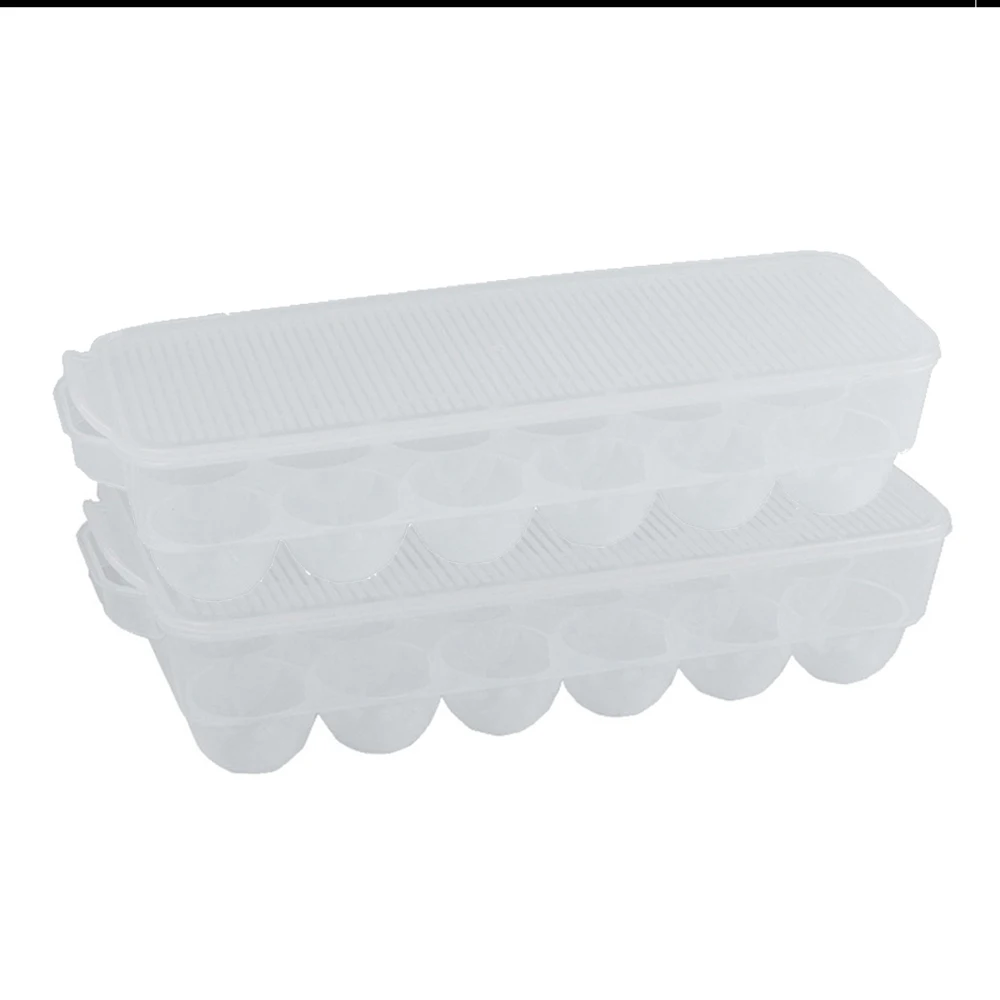 Hot 2019 New 12/18 Cells Egg Storage Container Case Refrigerator Fresh BoxWild Box Multifunctional Eggs Crisper | Дом и сад