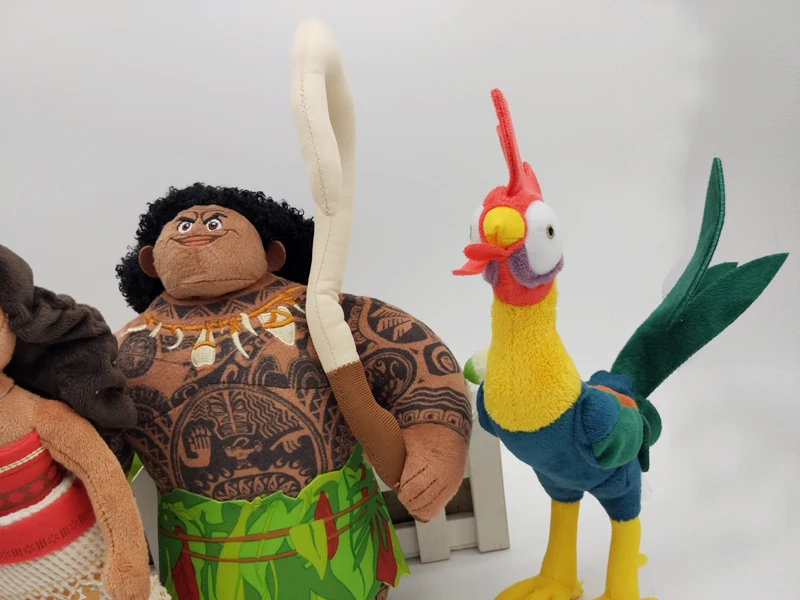 4 шт. аутентичная Моана Мауи вайалик Heihei мягкая игрушка свинья Пуа плюшевая кукла