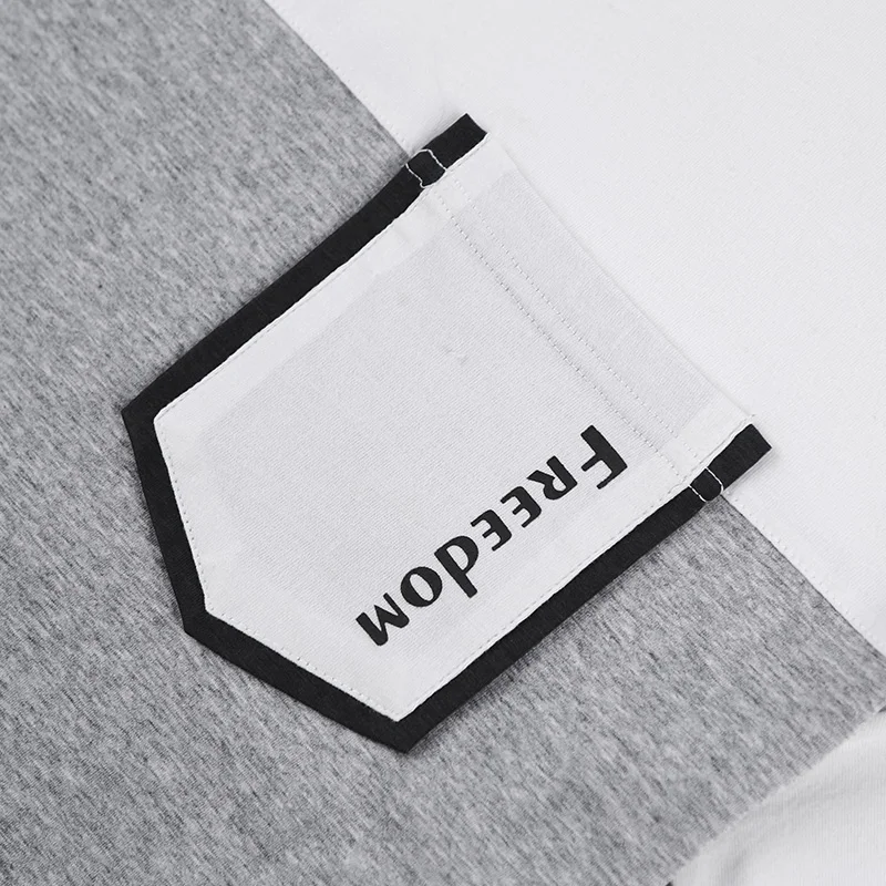 Мужские Молодежные хлопковые комплекты с коротким рукавом, Повседневные Удобные комплекты, 1897A