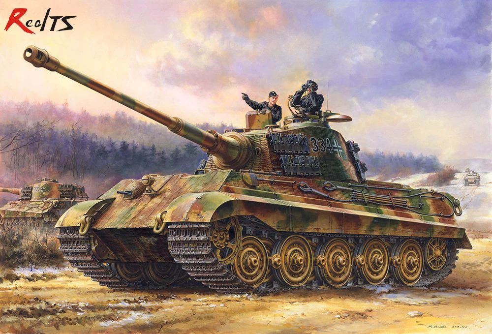 RealTS Meng МОДЕЛЬ TS 031 1/35 Пособия по немецкому языку Sd.kfz.182 Король тигр хеншель