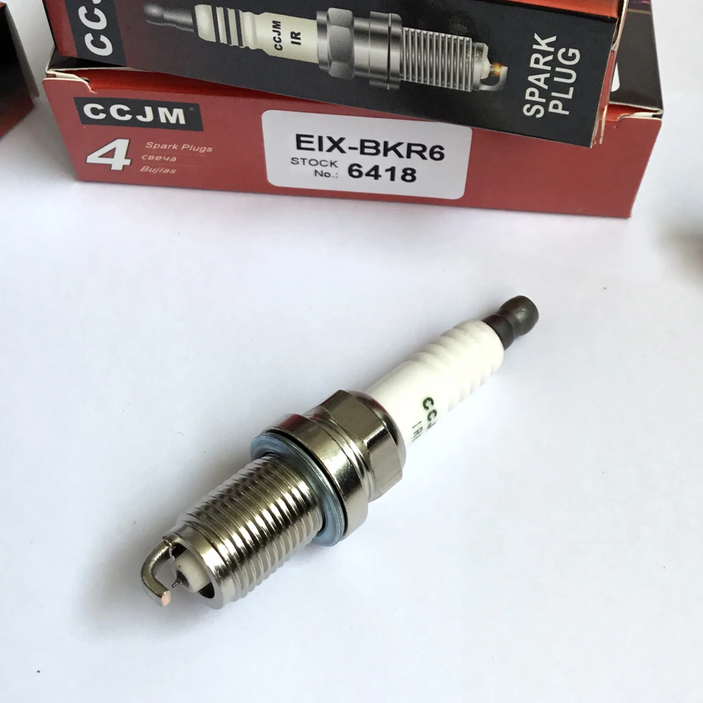 CCJM иридиевая Свеча зажигания 4 шт./лот оригинальная EIX BKR6 6418 для BKR6EIX 2272 cruze sonic reno golf