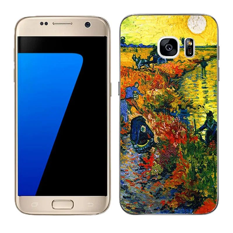 20 Прозрачный мягкий силиконовый чехол для телефона для Galaxy S7 чехлы для телефонов задняя матовая крышка для samsung G930 G9308 покрытым масляной краской Coque - Цвет: 20