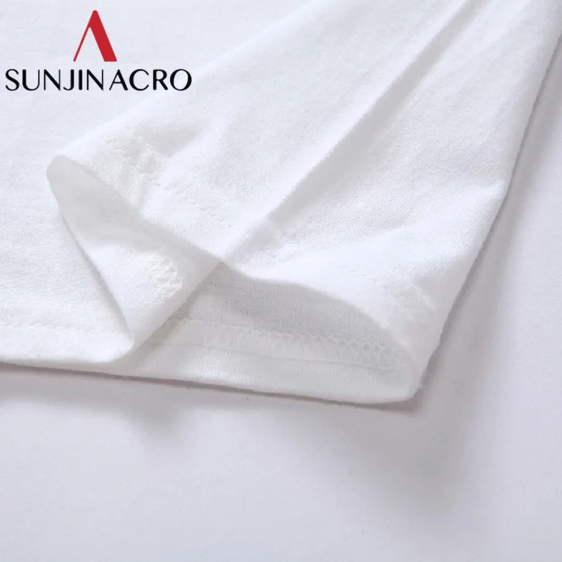 Женская футболка с изображением грута SUNJINACRO летняя повседневная коротким