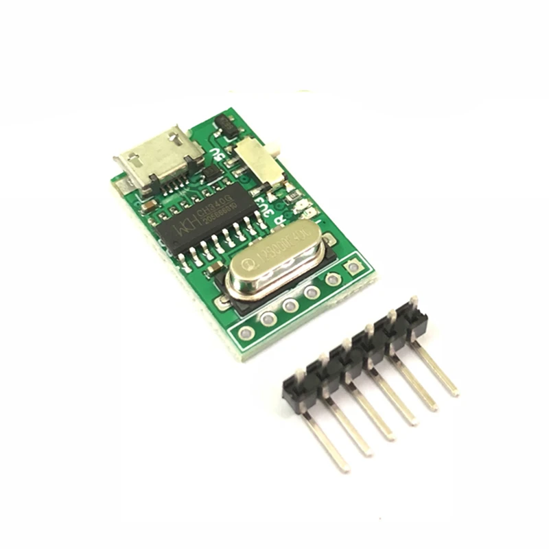 Новинка 100% 10 шт. преобразователь USB в TTL модуль Micro UART CH340G CH340 3 В 5 переключатель для