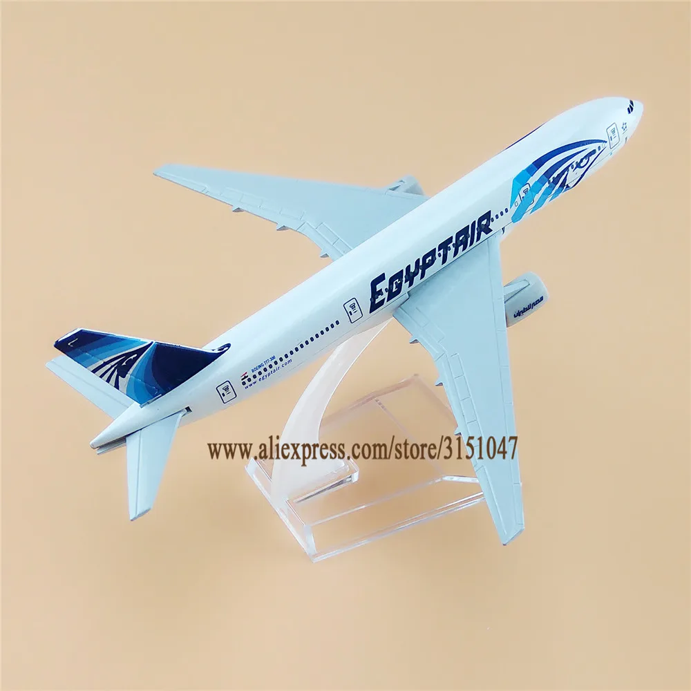 16 см EGYPT Air EGYPTAIR Airways Boeing 777 B777 Воздушный самолет модель самолета детские коллекции