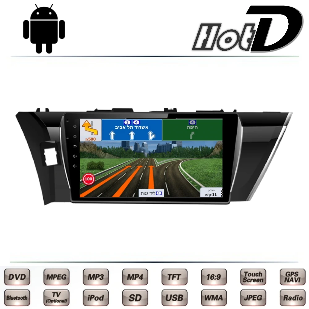 Для TOYOTA Corolla Левин Axio Fielder 2013 2014 2015 2016 Автомобильный мультимедийный DVD плеер gps