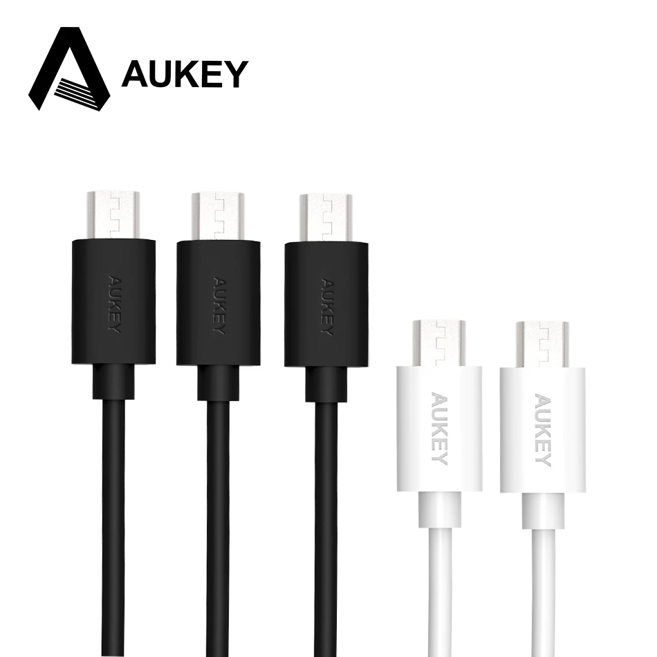 AUKEY Micro USB Cable 3/5 PCS Fast Charger High Speed Android Data for Samsung HTC Motorola Nokia Kindle MP3 Tablet | Мобильные
