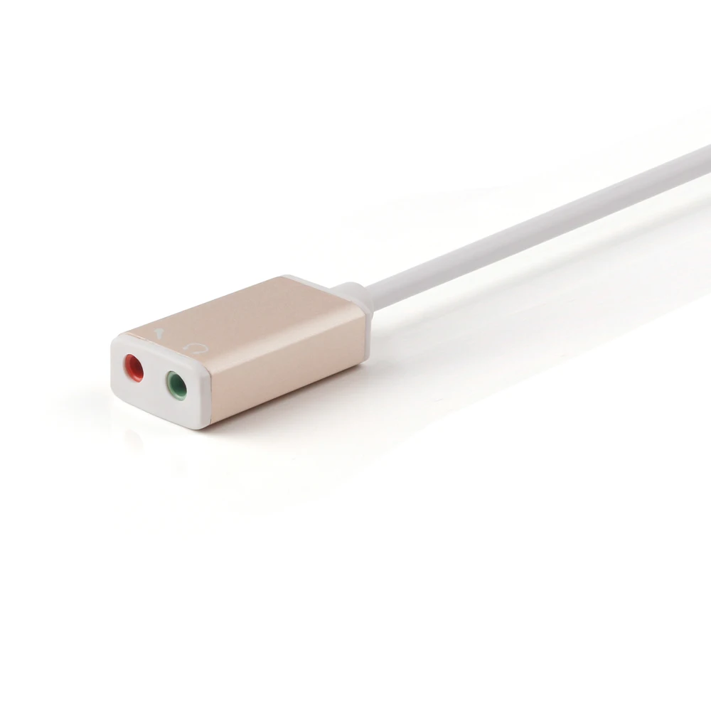 Кабель USB Type C к аудиоразъему внешний адаптер стереозвука с динамиком/наушниками 3