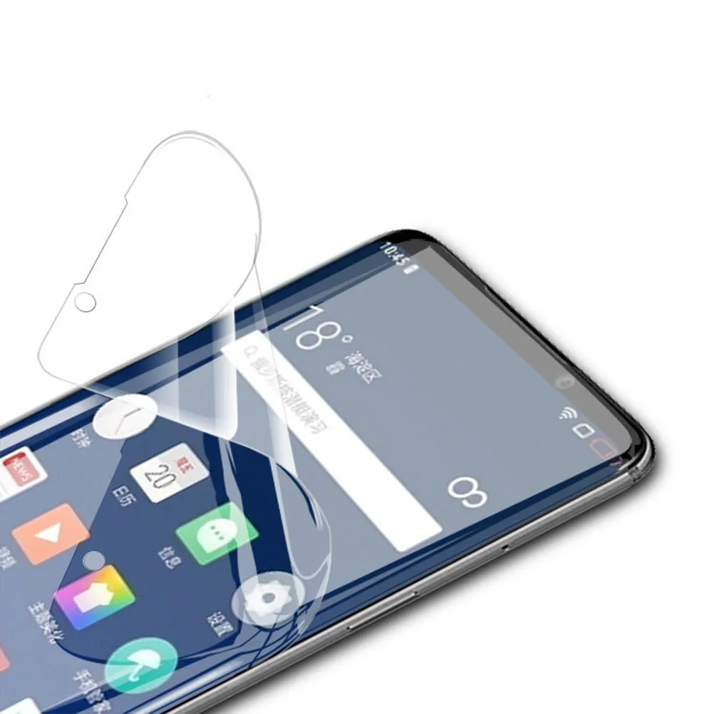 Гидрогелевая пленка для Meizu M6 M5 M3 Note мягкая ударопрочная нано-пленка из ТПУ с