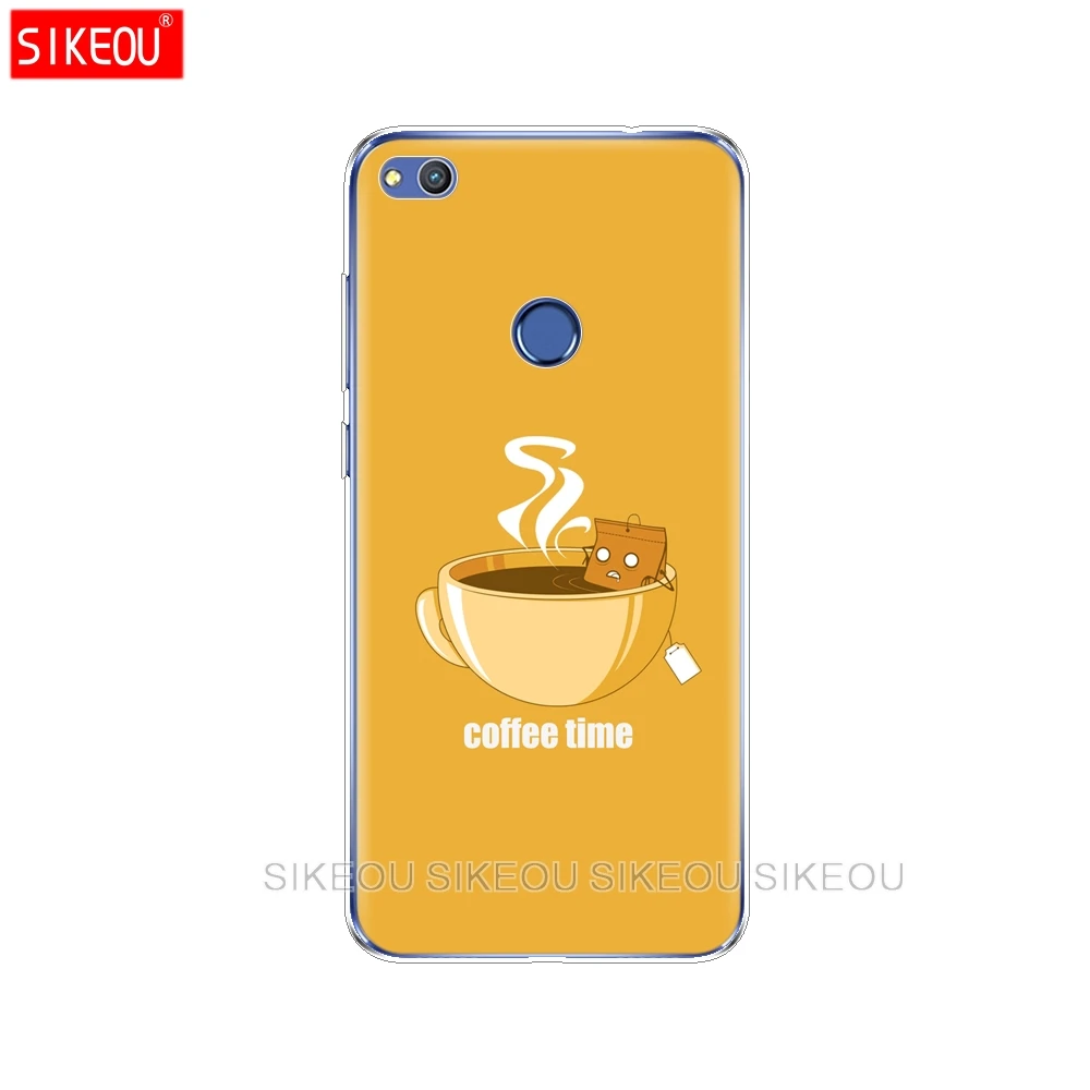 Силиконовый чехол для телефона Huawei P20 P7 P8 P9 P10 Lite Plus Pro 2017 P Smart coffee time|Бамперы| |