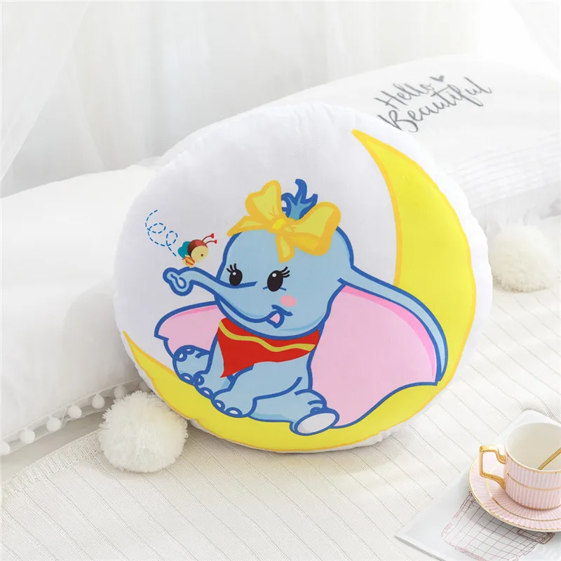 moon pillow 30 см-60 см слон Дамбо Плюшевые игрушки Мягкие подушки отлично подходит для детской комнаты, коллекция подарков украшение дома - Цвет: moon pillow