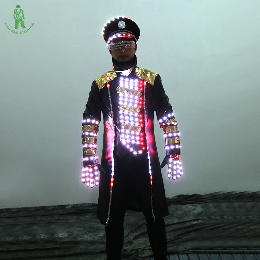 Новинка набор со светодиодной вспышкой перчатки шапка разноцветная одежда