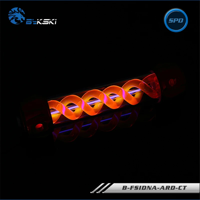 Корпус водяного охлаждения для компьютера Bykski RGB / RBW Lihgitng цилиндрический Цветной