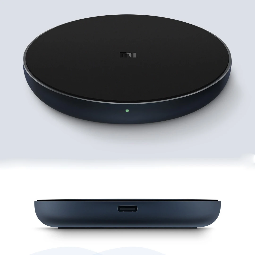Оригинальное Беспроводное зарядное устройство Xiaomi Qi Smart Quick Charge Type C быстрое для Mi
