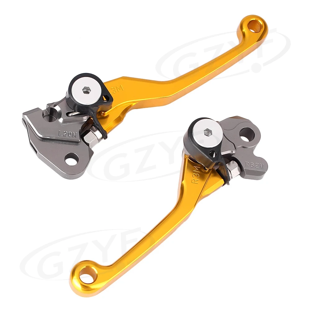 Рычаги тормозной муфты CNC для Kawasaki KX65 2000-2016 и KX125 2000-2005 KX250 2000-2004 KX250F 2004 Для RMZ450 2005-2016
