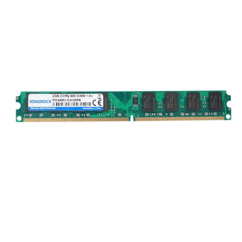 Kingrock новые Запечатанные DDR2 800 мГц/667 мГц/533 мГц PC2 6400 1 ГБ/2 ГБ для desktop Оперативная