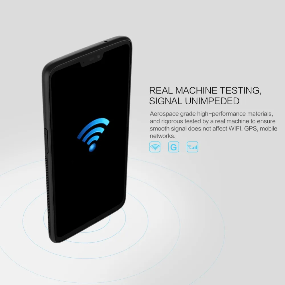 Nillkin синтетическая углеродная ПП Пластиковая Задняя крышка для one plus 6 Чехол 28