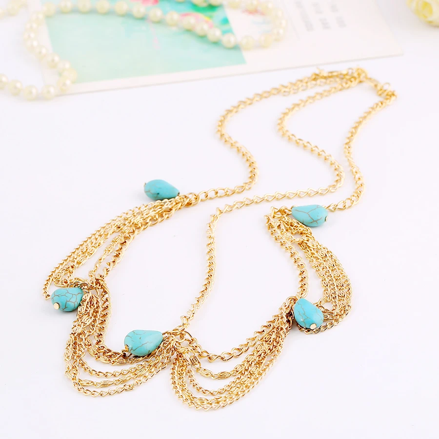 Женская этническая повязка на голову с кисточками|bride hair accessories|turquoise head chainhead chain