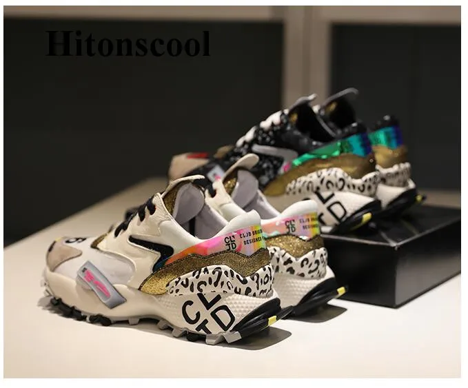 Новинка 2019 года женские кроссовки в стиле пэчворк обувь на платформе дышащая