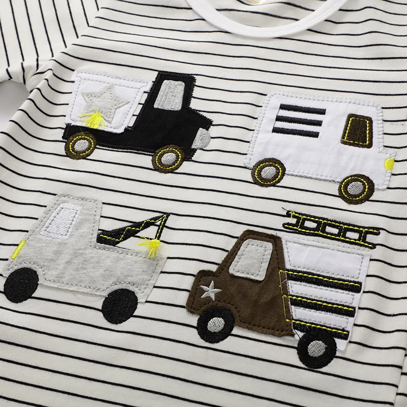 

Baby Boys Cute Cartoon T shirts with Printed Some Cartoon Cars Baby Boys Short Sleeve Summer T shirts Kids Clothes