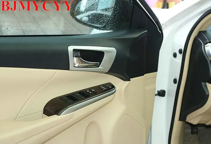 BJMYCYY Car styling interior door bowl handle light box for Toyota Camry 2015 auto accessories | Автомобили и мотоциклы
